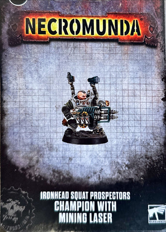 IRONHEAD SQUAT PROSPECTORS CHAMPION WITH MINING LASER