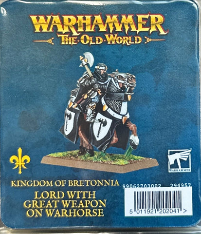 LORD with GREAT WEAPON ON WARHORSE