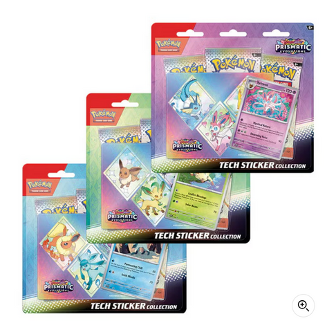 SCARLET & VIOLET 8.5 - Prismatic Evolution Tech Sticker Collection