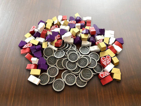 WYRMSPAN Upgrade Pack (Metal Coins & Wooden Resources)