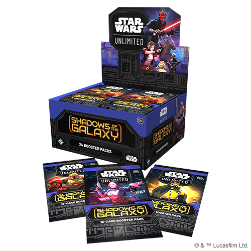 STAR WARS: Unlimited - Shadows of the Galaxy *Sealed box of boosters* Incom Gaming STAR WARS: Unlimited - Shadows of the Galaxy *Sealed box of boosters* Incom Gaming
