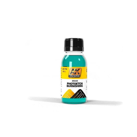 Brass Photoetch Burnishing Fluid (100ML) - AK-174