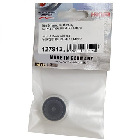 0.15mm Nozzle for ULTRA, INFINITY, EVOLUTION and GRAFO Airbrush