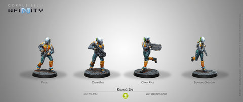 Kuang Shi - 4 (Chain rifle x 2, boarding shotgun, pistol)