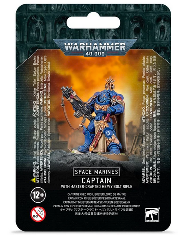 SPACE MARINE CAPTAIN WITH MASTER-CRAFTED BOLT RIFLE
