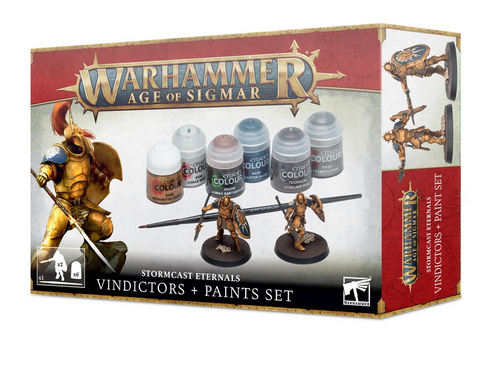 STORMCAST ETERNALS VINDICTORS + PAINT SET