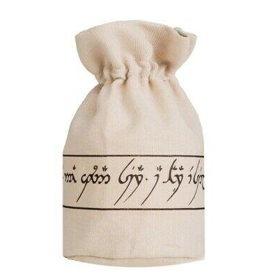 Elvish Beige & black Dice Pouch