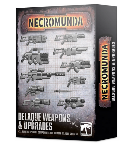 DELAQUE WEAPONS & UPGRADES