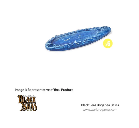 BLACK SEAS - Brigs Sea Bases x6