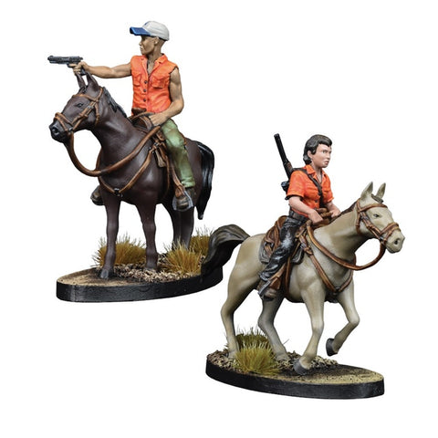 MAGGIE AND GLENN ON HORSEBACK - Booster