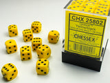 Chessex - Opaque 12mm D6 Dice Block