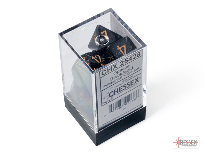 Opaque Polyhedral 7 Dice Sets