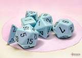 Opaque Polyhedral 7 Dice Sets