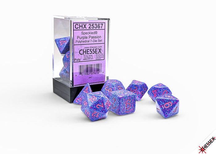 Purple Passion  - Speckled 7-Die Set