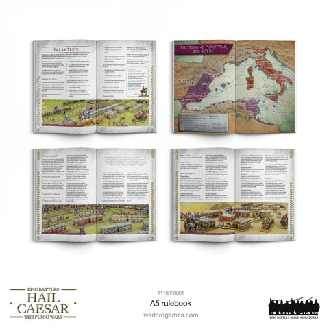 Hail Caesar Epic Battles (Punic Wars): RULEBOOK