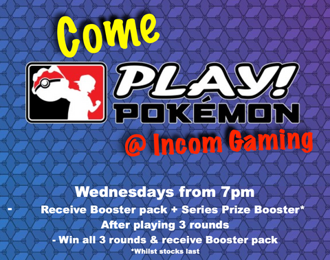 Pokemon Weekly play from 7pm