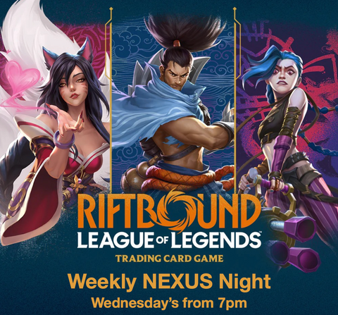 Riftbound NEXUS Night from 7pm