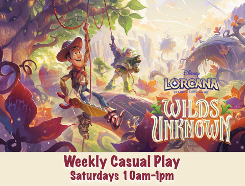 WILDS UNKOWN - Weekly Lorcana League Play from 10am