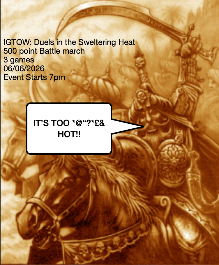 Incom Gaming TOW: Duels in the Sweltering Heat
