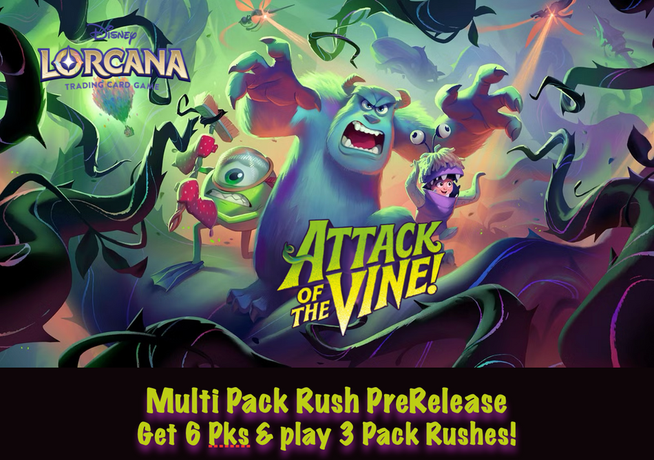 Lorcana - ATTACK OF THE VINE Pack-Rush PreRelease