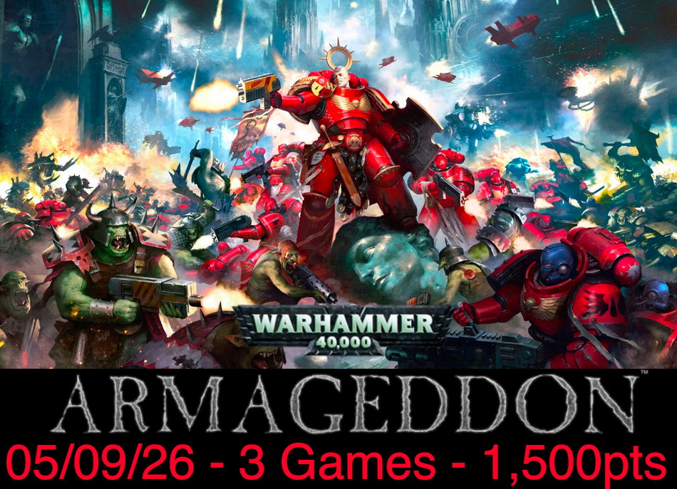 WH40K - ARMAGEDDON - 1,500pts Tournament