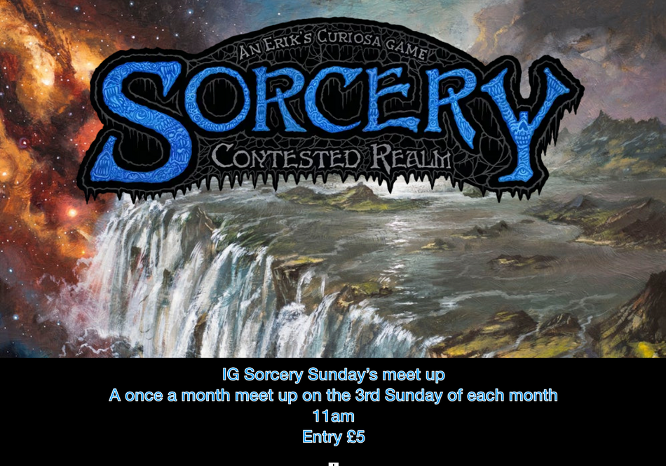 Incom Gaming's Monthly Sunday Sorcery Meet -Up