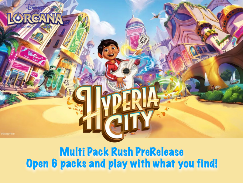 Disney Lorcana - HYPERIA CITY Pack-Rush PreRelease