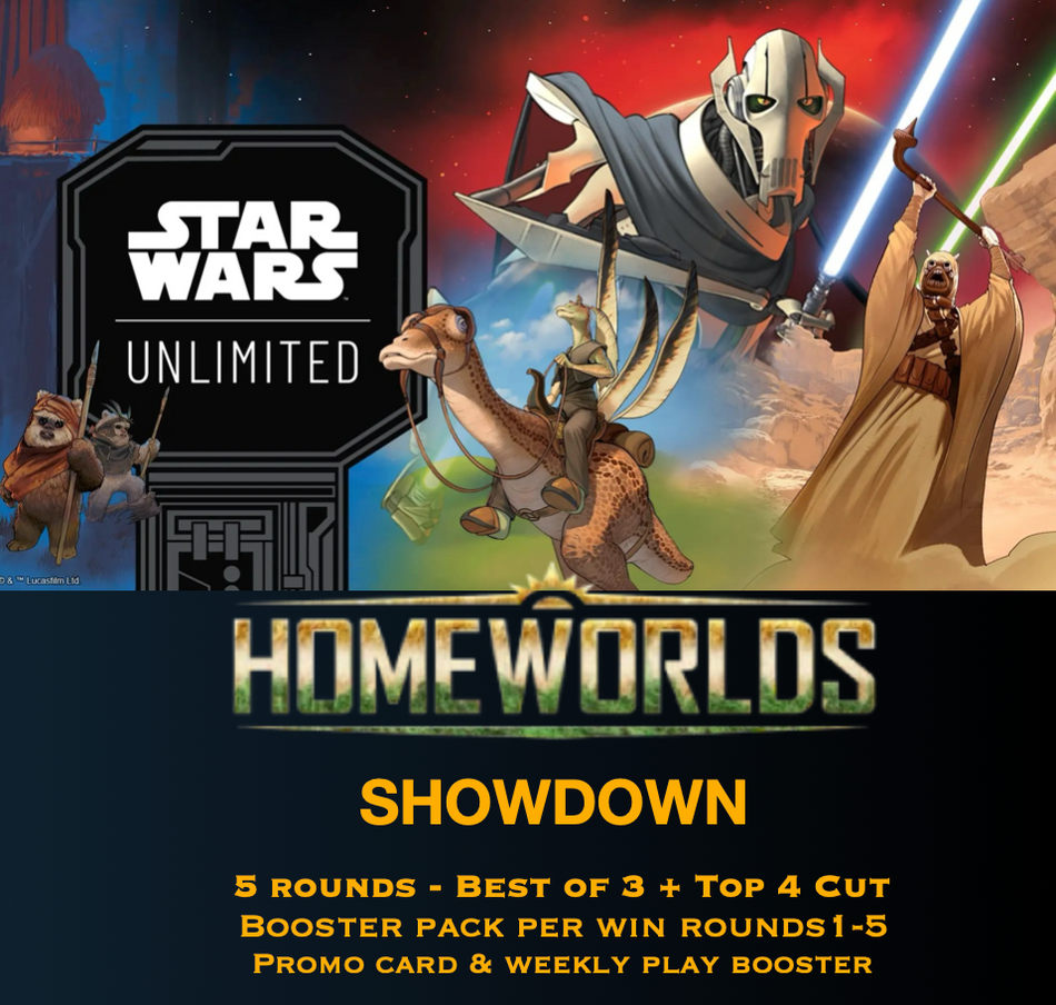 STAR WARS UNLIMITED: HOMEWORLDS SHOWDOWN
