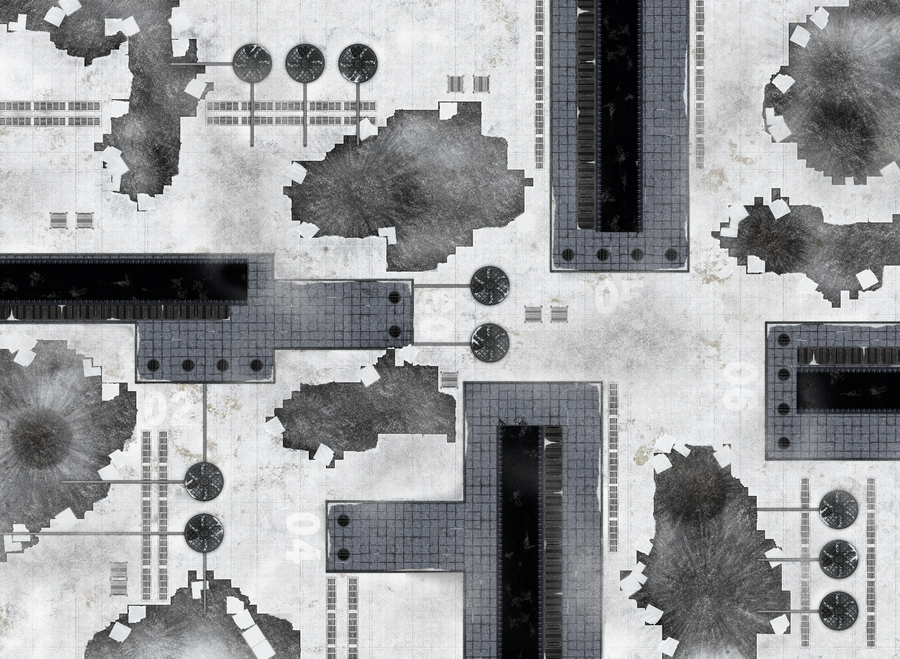 Snowy Imperial Refinery (44"x60")