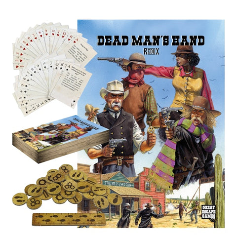 Dead Man's Hand REDUX - Rule book (includes DMH card deck and pop out tokens)
