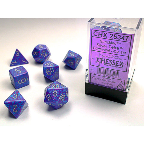 SILVER TETRA - Speckled 7-Die Set