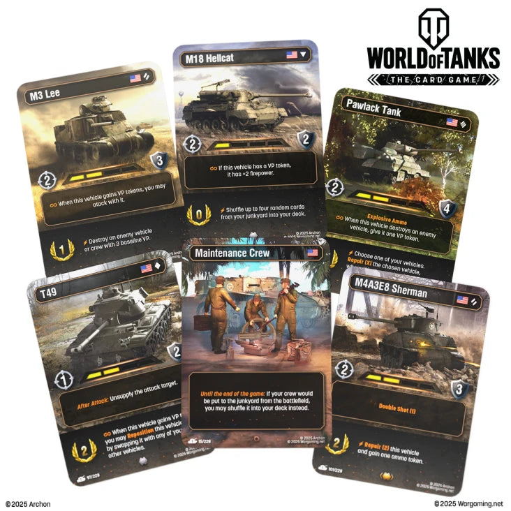 WORLD OF TANKS TCG: STARTER DECK: FIRST STRIKE - USA