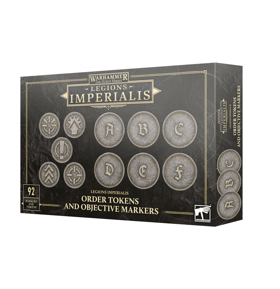 LEGIONS IMPERIALIS ORDER TOKENS AND OBJECTIVES MARKERS