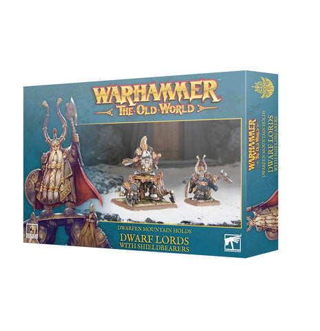 DWARF LORDS WITH SHIELD BEARERS