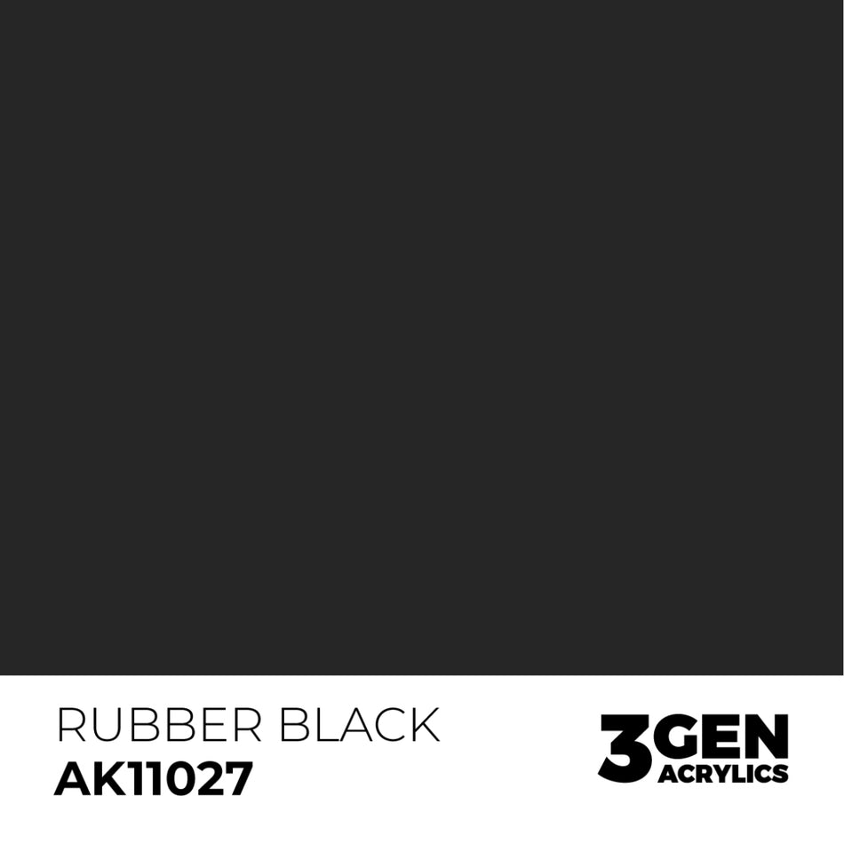 AK11027 - RUBBER BLACK