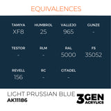 AK11186 - LIGHT PRUSSIAN BLUE