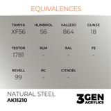 AK11210 - NATURAL STEEL