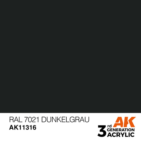 AK11316 - RAL 7021 DUNKELGRAU