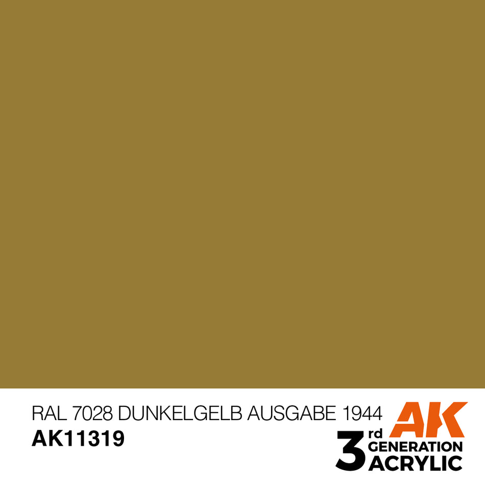 AK11319 - RAL 7028 DUNKELGELB AUSGABE 1944