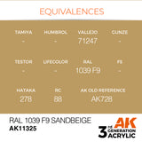 AK11325 - RAL 1039 F9 SANDBEIGE