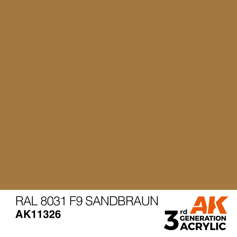 AK11326 - RAL 8031 F9 SANDBRAUN