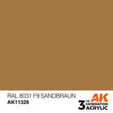 AK11326 - RAL 8031 F9 SANDBRAUN