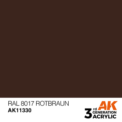 AK11330 - RAL 8017 ROTBRAUN
