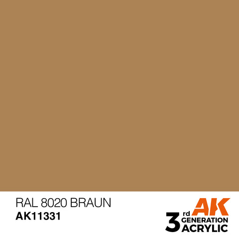 AK11331 - RAL 8020 BRAUN