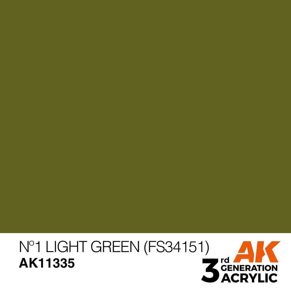 AK11335 - Nº1 LIGHT GREEN (FS 34151)