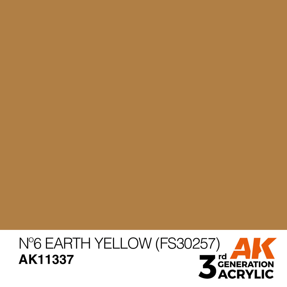 AK11337 - Nº6 EARTH YELLOW (FS 30257)