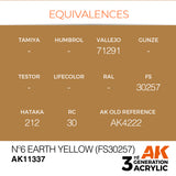 AK11337 - Nº6 EARTH YELLOW (FS 30257)