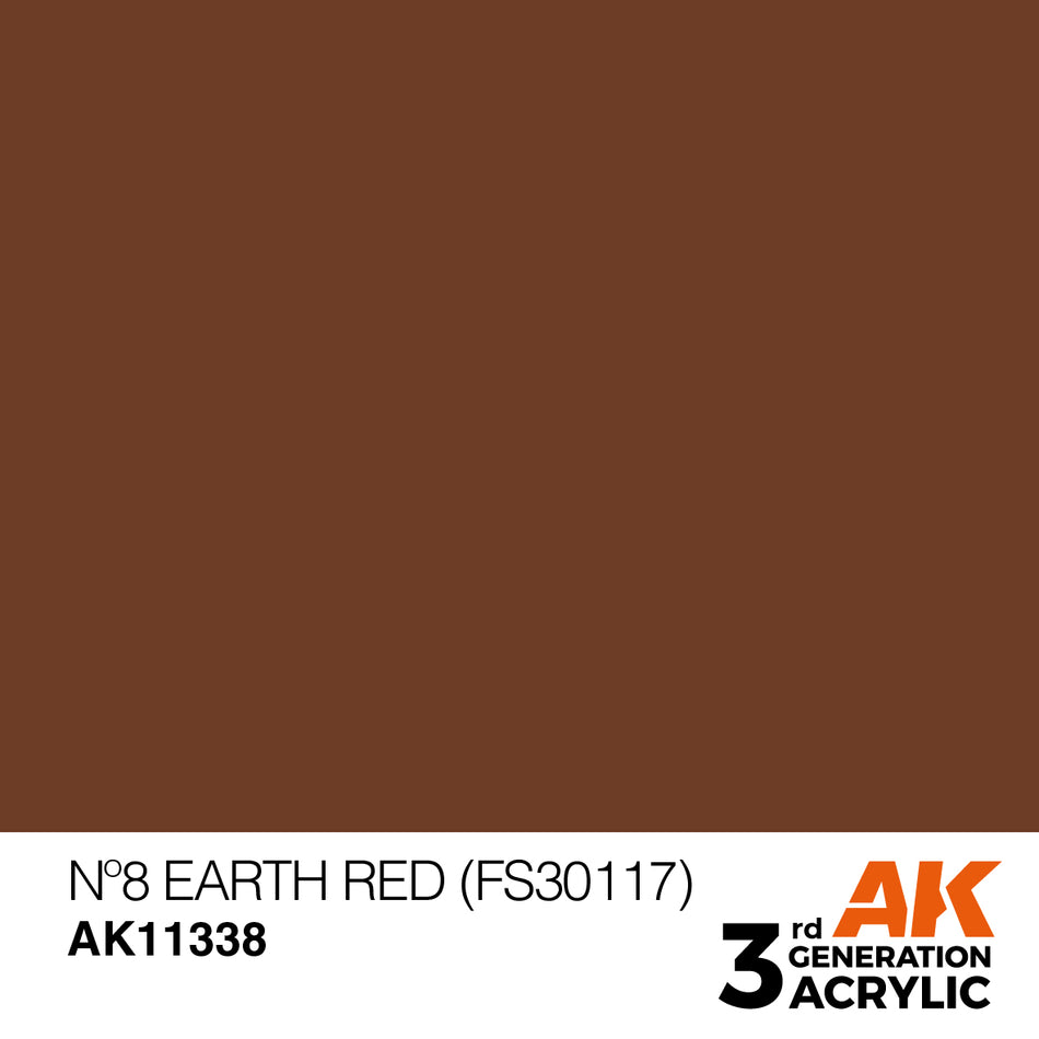 AK11338 - Nº8 EARTH RED (FS 30117)