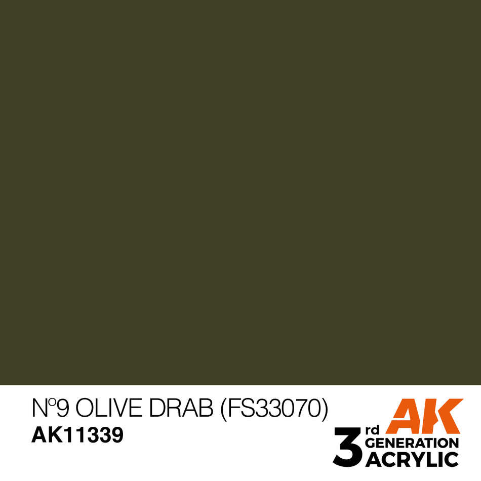 AK11339 - Nº9 OLIVE DRAB (FS 33070)