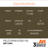 AK11344 - FIELD DRAB (FS 30118)